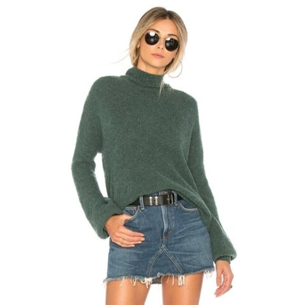 Lovers and Friends‎ Independent Sweater Wool blend in Evergreen Women’s Size M